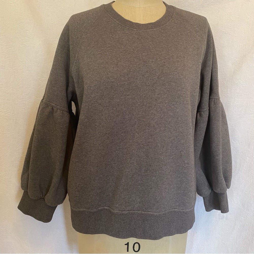 Burberry women’s XL grey crewneck sweatshirt.